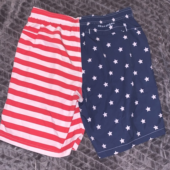 American Flag swim trunks - Picture 3 of 6